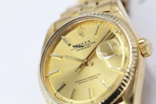 Amazing Replica Rolex Datejust 1601 Caliber 1570 Automatic Movement 36mm Yellow Gold Case Mens/unisex Watch - Image 6