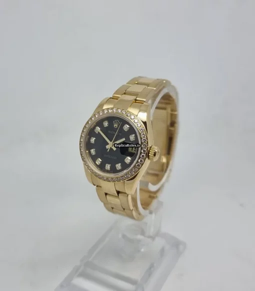 Aaa Replica Rolex Lady-datejust 179138 Automatic Movement 26mm Yellow Gold Case Womens Watch