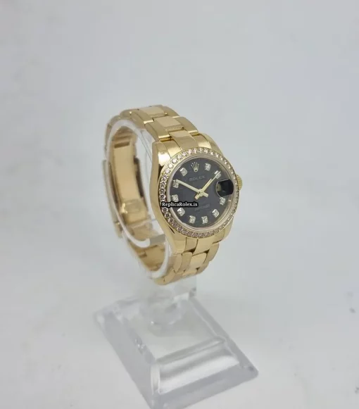 Aaa Replica Rolex Lady-datejust 179138 Automatic Movement 26mm Yellow Gold Case Womens Watch - Image 2