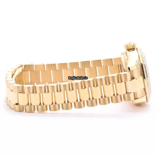 Distinctive Fakes Rolex Lady-datejust 179138ng Automatic Movement 26mm Yellow Gold Case Womens Watch - Image 3