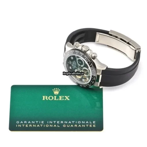 Awesome Replica Rolex Daytona 116519lng Caliber 4130 Automatic Movement 40mm White Gold Case Watch - Image 5