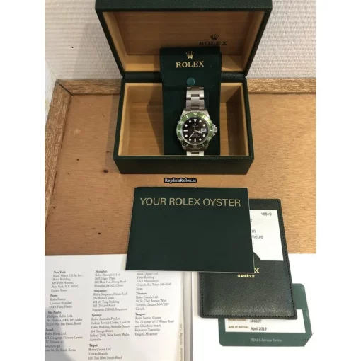 Good Replica Rolex Submariner Date 16610lv Automatic Movement 40mm Steel Case Mens/unisex Watch - Image 9