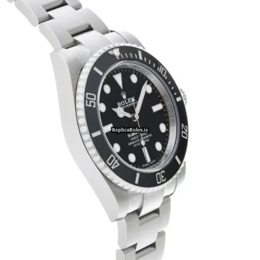 Ideal Fake Rolex Submariner 114060 Caliber 3130 Automatic Movement 40mm Steel Case Watch - Image 3