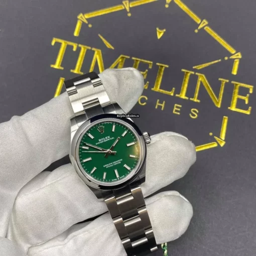 1:1 Fake Rolex Oyster Perpetual 31 277200 Caliber 2232 Automatic Movement 31mm Steel Case Womens Watch - Image 8