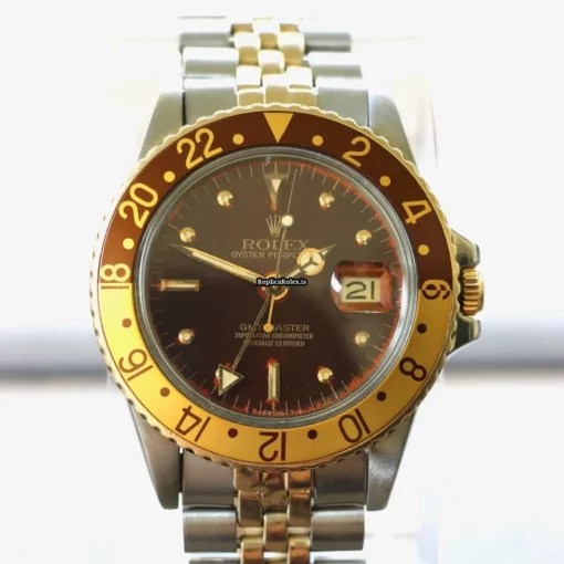 Cool Replica Rolex Gmt-master 16753 Caliber 3075 Automatic Movement 40mm Gold/steel Case Mens/unisex Watch