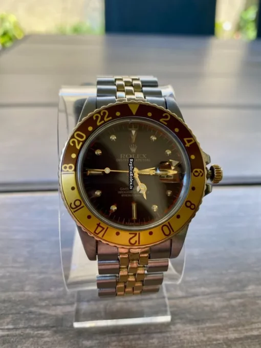 Cool Replica Rolex Gmt-master 16753 Caliber 3075 Automatic Movement 40mm Gold/steel Case Mens/unisex Watch - Image 8
