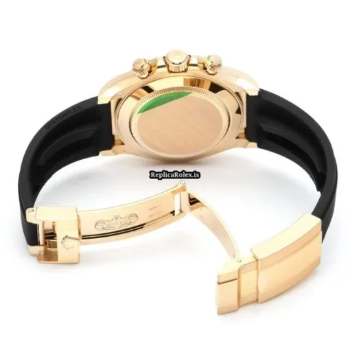 Wholesale Replica Rolex Daytona 116518ln Caliber 4130 Automatic Movement 40mm Yellow Gold Case Watch - Image 4