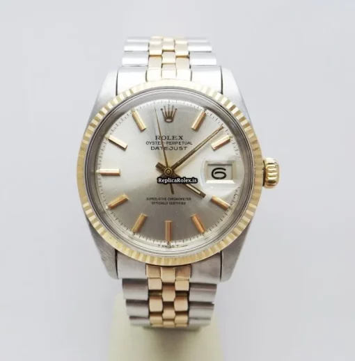 Stylish Fake Rolex Datejust 1601 Caliber 1570 Automatic Movement 36mm Rose Gold Case Mens/unisex Watch - Image 2