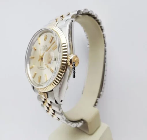 Stylish Fake Rolex Datejust 1601 Caliber 1570 Automatic Movement 36mm Rose Gold Case Mens/unisex Watch - Image 4