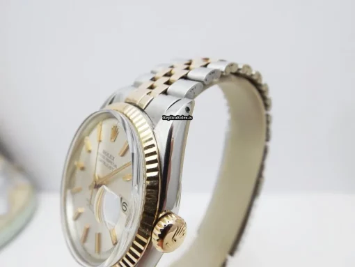 Stylish Fake Rolex Datejust 1601 Caliber 1570 Automatic Movement 36mm Rose Gold Case Mens/unisex Watch - Image 6