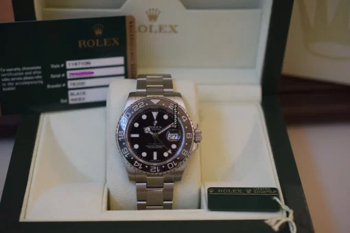Great Replica Rolex Gmt-master II 116710ln Automatic Movement 40mm Steel Case Mens/unisex Watch - Image 10