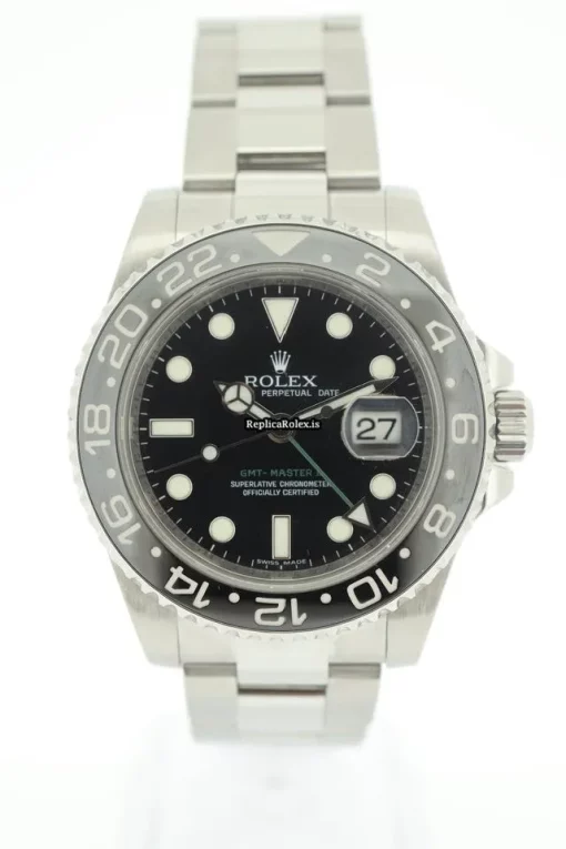 Great Replica Rolex Gmt-master II 116710ln Automatic Movement 40mm Steel Case Mens/unisex Watch - Image 2