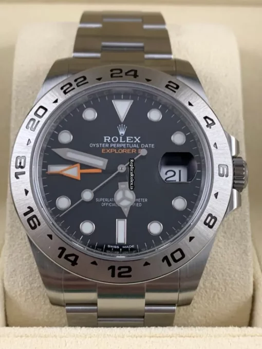 Great Knockoff Rolex Explorer II 216570 Caliber 3187 Automatic Movement 42mm Steel Case Mens/unisex Watch - Image 2