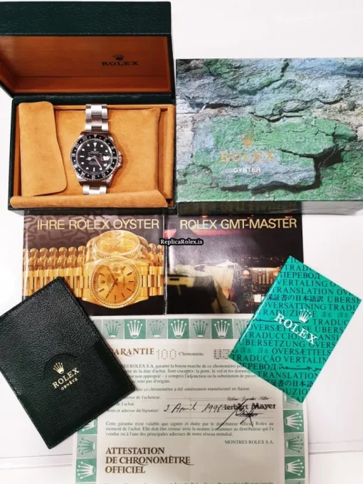 Discount Replica Rolex Gmt-master 16700 Caliber 3175 Automatic Movement 40mm Steel Case Mens/unisex Watch - Image 4