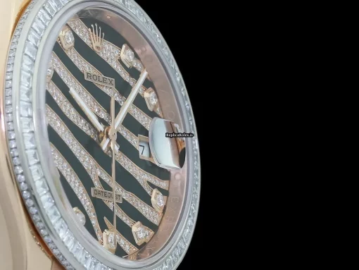High-end Replica Rolex Datejust 116285bbr Caliber 3135 Automatic Movement 36mm Rose Gold Case Mens/unisex Watch - Image 3