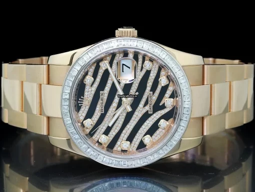 High-end Replica Rolex Datejust 116285bbr Caliber 3135 Automatic Movement 36mm Rose Gold Case Mens/unisex Watch - Image 7
