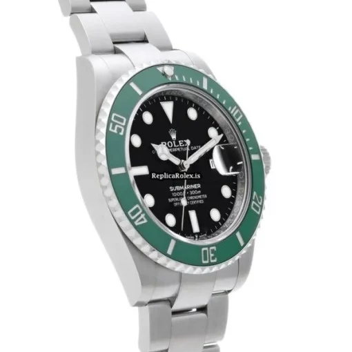 Defect Replica Rolex Submariner Date 126610lv Caliber 3235 Automatic Movement 41mm Steel Case Watch - Image 3