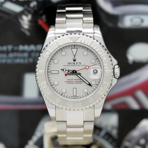 Mind-boggling Replica Rolex Yacht-master 168622 Caliber 2235 Automatic Movement 35x42mm Steel Case Mens/unisex Watch - Image 4