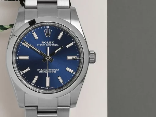 Affordable Imitation Rolex Oyster Perpetual 34 124200 Automatic Movement 34mm Steel Case Watch - Image 5