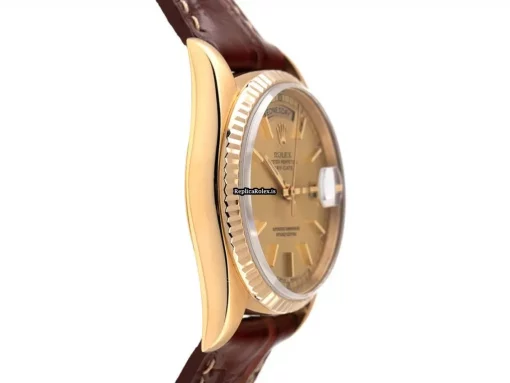 Wonderful Replica Rolex Day-date 36 18238 Caliber 3135 Automatic Movement 36mm Yellow Gold Case Mens/unisex Watch - Image 3