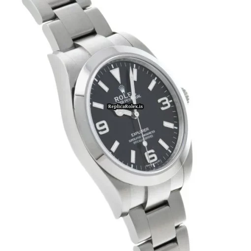 Defect Fake Rolex Explorer 214270 Caliber 3132 Automatic Movement 39mm Steel Case Watch - Image 3