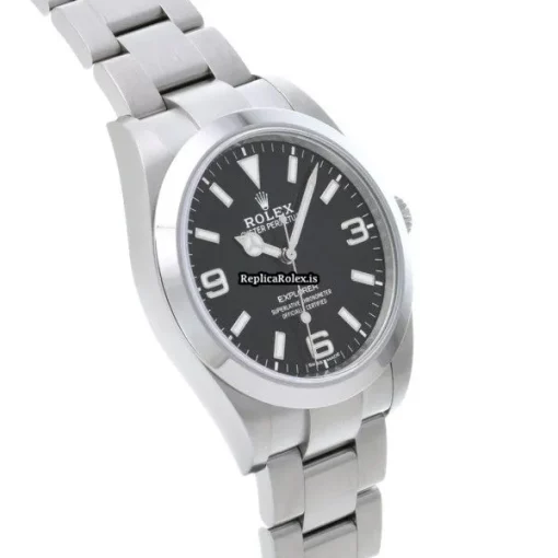 Exquisite Replica Rolex Explorer 214270 Caliber 3132 Automatic Movement 39mm Steel Case Watch - Image 3