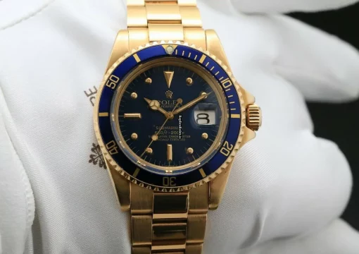 Recommend Fake Rolex Submariner Date 1680/8 Automatic Movement 40mm Yellow Gold Case Watch - Image 2