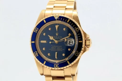 Recommend Fake Rolex Submariner Date 1680/8 Automatic Movement 40mm Yellow Gold Case Watch - Image 5