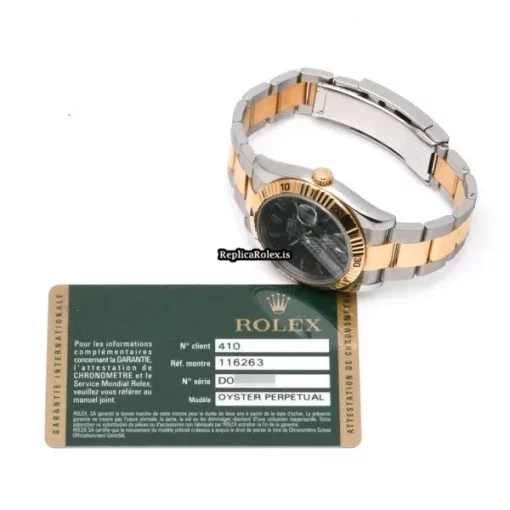 Lovely Replica Rolex Datejust Turn-o-graph 116263 Caliber 3135 Automatic Movement 36mm Steel Case Watch - Image 5
