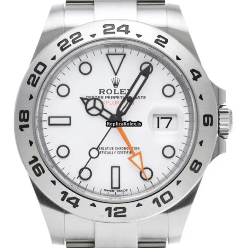 Discount Replica Rolex Explorer II 216570 Caliber 3187 Automatic Movement 42mm Steel Case Watch - Image 6