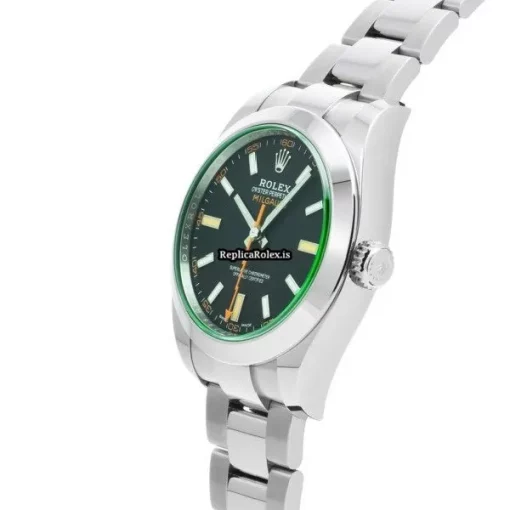 Aaa Replica Rolex Milgauss 116400gv Caliber 3131 Automatic Movement 40mm Steel Case Watch - Image 2