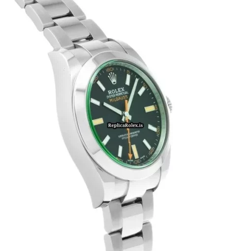 Aaa Replica Rolex Milgauss 116400gv Caliber 3131 Automatic Movement 40mm Steel Case Watch - Image 3