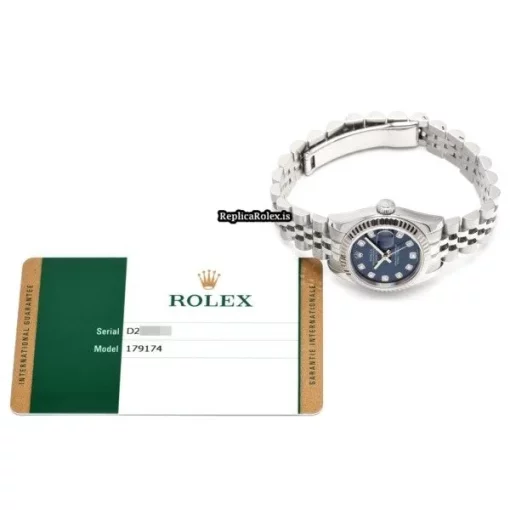 Fantastic Replica Rolex Lady-datejust 179174g Automatic Movement 26mm Steel Case Womens Watch - Image 5