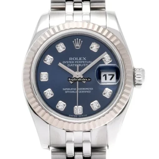 Fantastic Replica Rolex Lady-datejust 179174g Automatic Movement 26mm Steel Case Womens Watch - Image 6