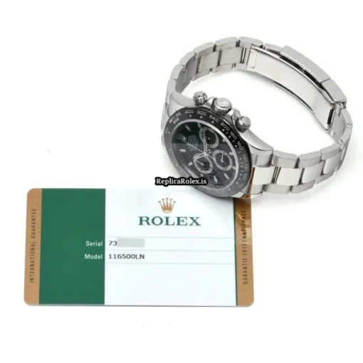 Exquisite Fake Rolex Daytona 116500ln Caliber 4130 Automatic Movement 40mm Steel Case Watch - Image 5