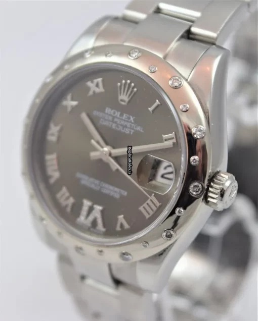 Reliable Replicas Rolex Lady-datejust 178344 Caliber 2235 Automatic Movement 31mm Steel Case Womens Watch - Image 3