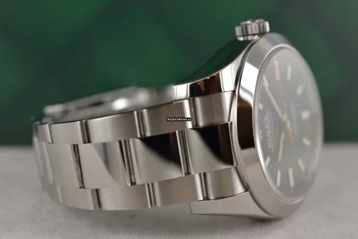 Aaa Replica Rolex Milgauss 116400 Caliber 3131 Automatic Movement 40mm Steel Case Mens/unisex Watch - Image 3