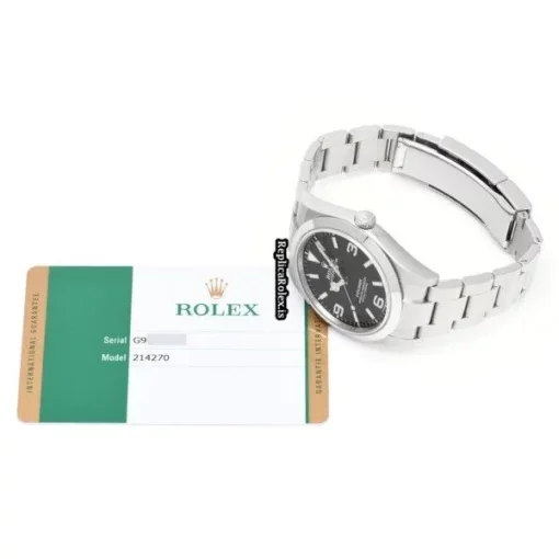 Unique Copy Rolex Explorer 214270 Caliber 3132 Automatic Movement 39mm Steel Case Watch - Image 5