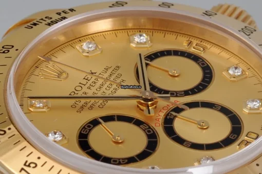 Superior Fake Rolex Daytona 16528 Automatic Movement 40mm Yellow Gold Case Watch - Image 7