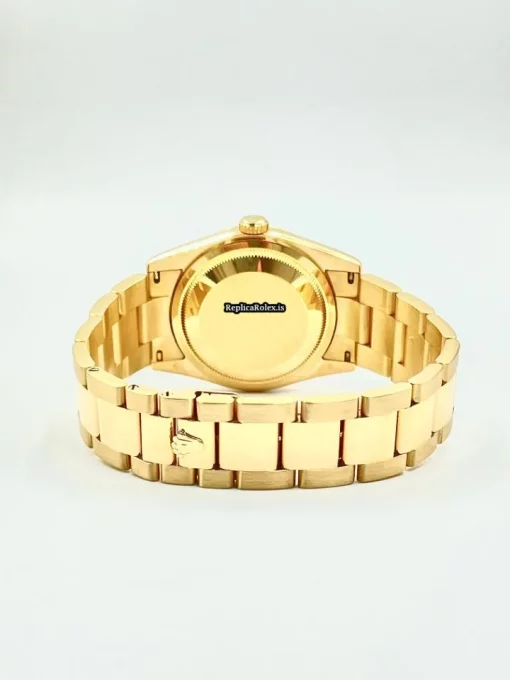 Distinctive Copies Rolex Day-date 36 118208 Caliber 3155 Automatic Movement 36mm Yellow Gold Case Mens/unisex Watch - Image 9