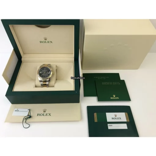 Epic Replica Rolex Datejust II 126333-0015 Automatic Movement 41mm Gold/steel Case Mens/unisex Watch - Image 9