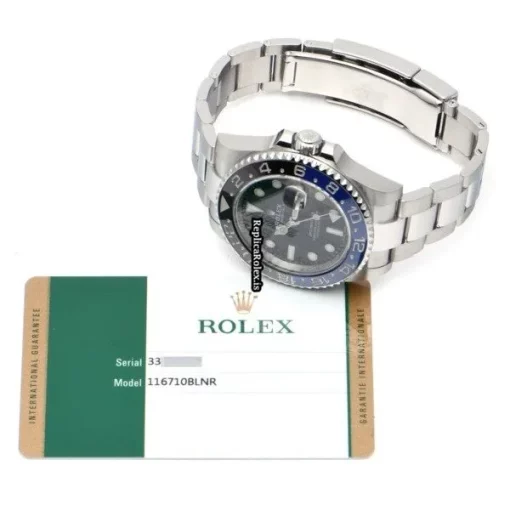 Wonderful Fake Rolex Gmt-master II 116710blnr Caliber 3186 Automatic Movement 40mm Steel Case Watch - Image 5