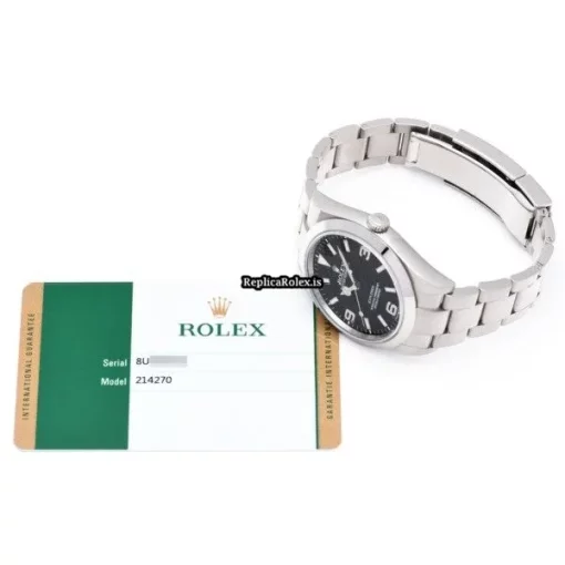 Lovely Copies Rolex Explorer 214270 Caliber 3132 Automatic Movement 39mm Steel Case Watch - Image 5
