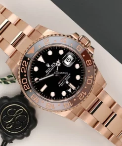 Ideal Fakes Rolex Gmt-master II 126715chnr Automatic Movement 40mm Rose Gold Case Watch