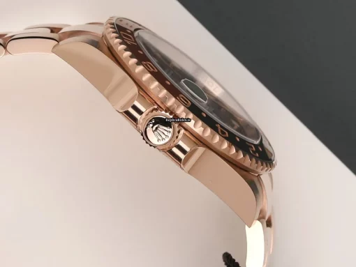 Ideal Fakes Rolex Gmt-master II 126715chnr Automatic Movement 40mm Rose Gold Case Watch - Image 8