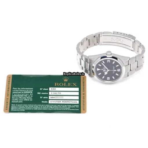Cheap Replica Rolex Explorer 114270 Caliber 3130 Automatic Movement 36mm Steel Case Watch - Image 5