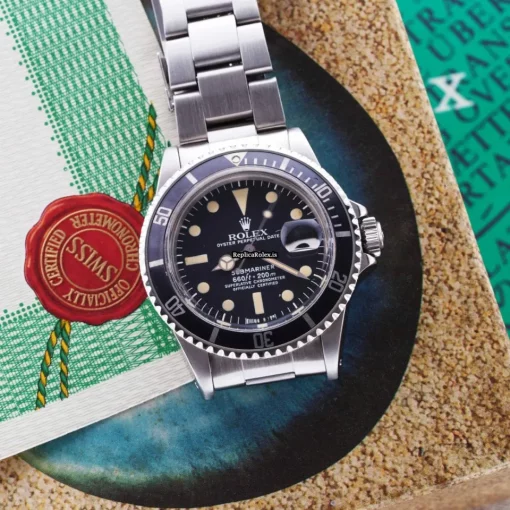 Excellent Replica Rolex Submariner Date 1680 Automatic Movement 40mm Steel Case Mens/unisex Watch - Image 7