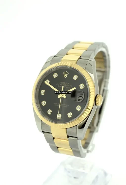 Recommend Replica Rolex Datejust 116233 Automatic Movement 36mm Gold/steel Case Mens/unisex Watch - Image 3