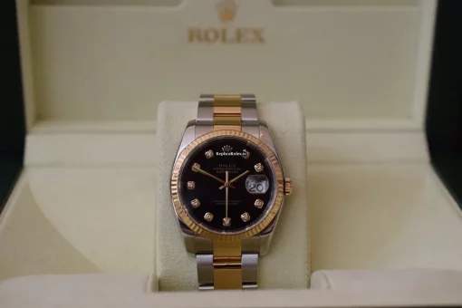 Recommend Replica Rolex Datejust 116233 Automatic Movement 36mm Gold/steel Case Mens/unisex Watch - Image 8