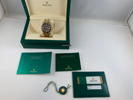 Suitable Replica Rolex Submariner Date 116613ln Caliber 3135 Automatic Movement 40mm Gold/steel Case Mens/unisex Watch - Image 6